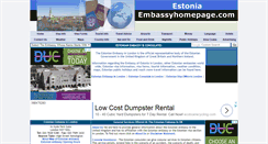 Desktop Screenshot of estonia.mfa.gov.ge