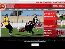 Tablet Screenshot of mfa.com.mt