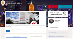 Desktop Screenshot of doha.emb.mfa.gov.tr