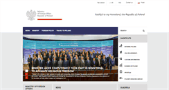 Desktop Screenshot of mfa.gov.pl