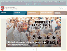 Tablet Screenshot of mfa.lt